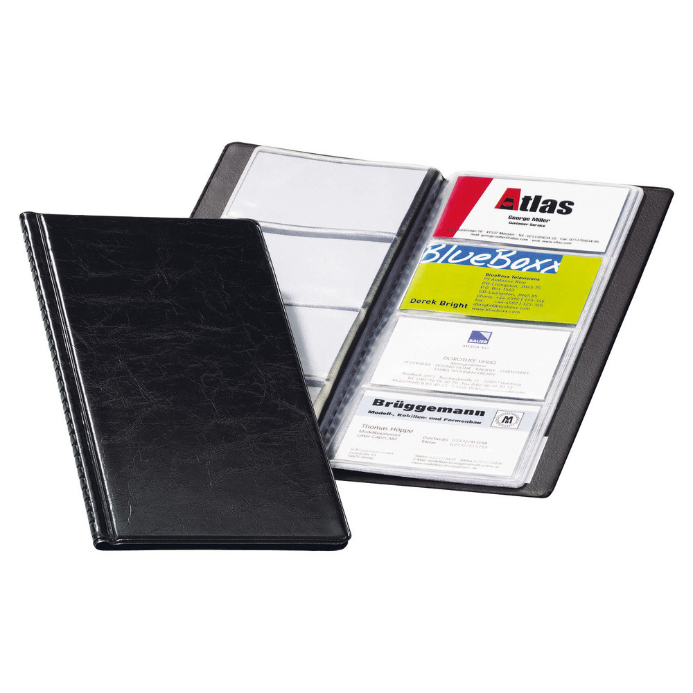 Durable VISIFIX, porte-cartes, 57x90mm, capacit de 96cartes, noir