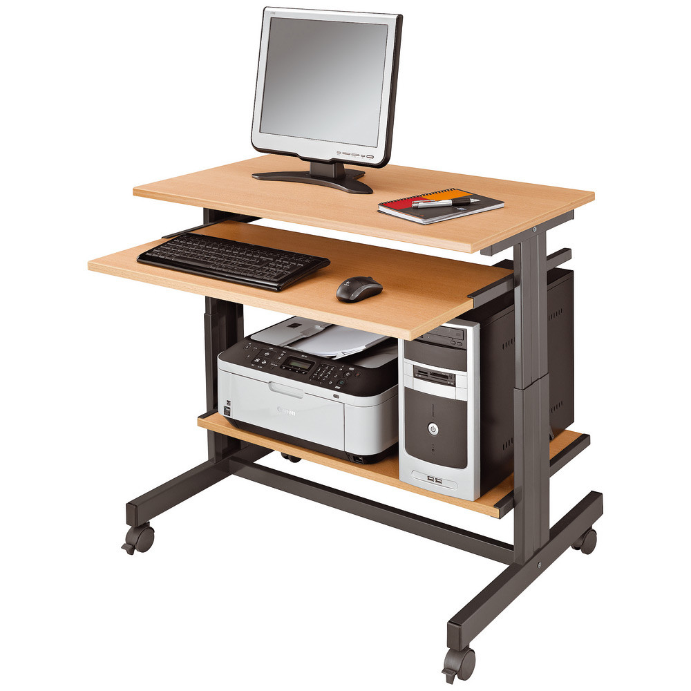 Poste informatique PRO Htre, rglable en hauteur