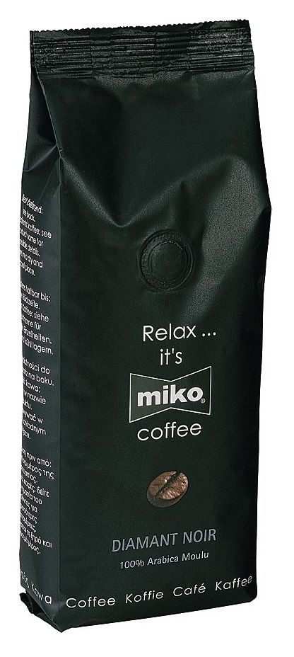 Miko Café moulu Diamant Noir, Arabica, sachet, 250 g