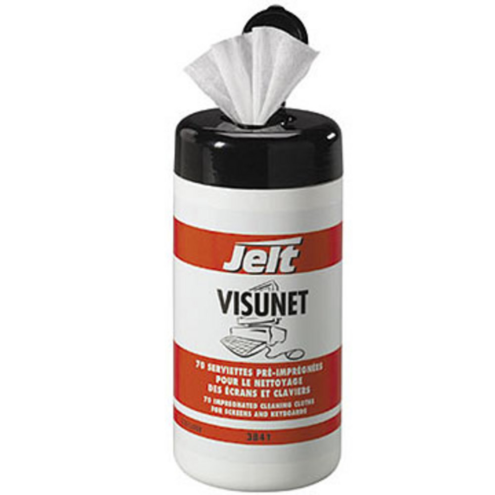 Jelt Lingette nettoyantes JELT - Visunet - Bote de 70