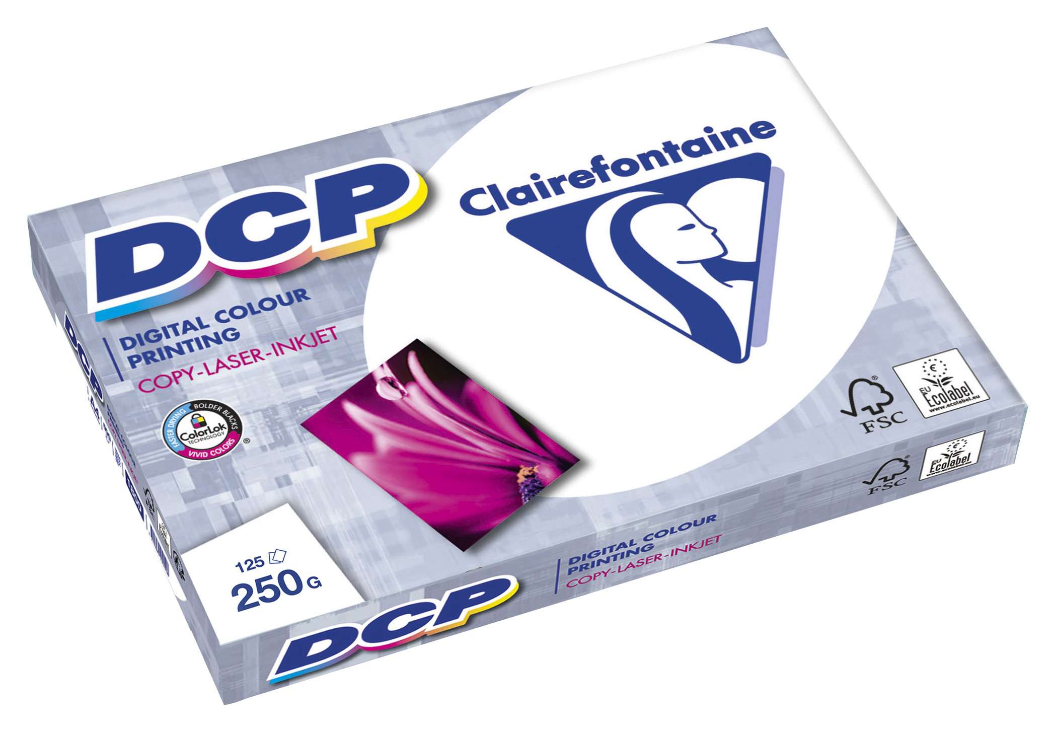 Clairefontaine Papier A3 blanc DCP - 250g - Ramette de 125 feuilles