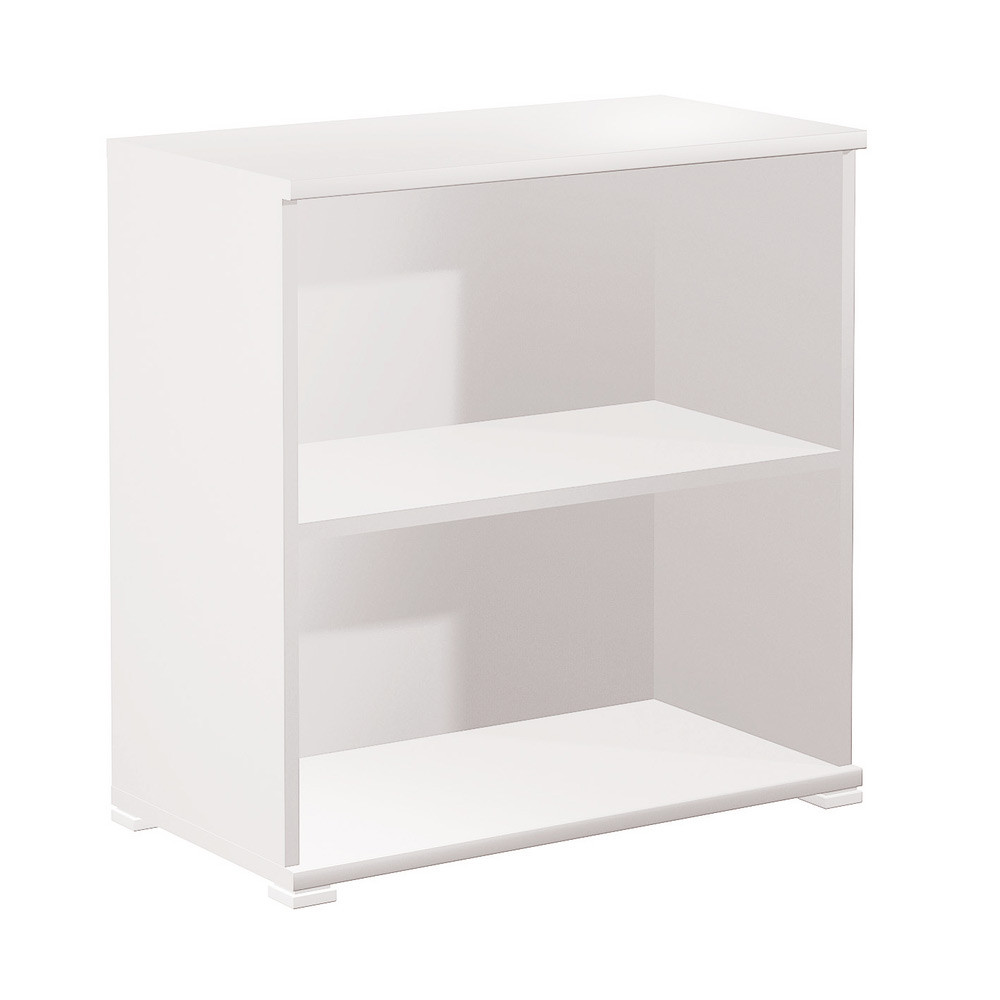 Meuble bas ACTIVITY sans portes - H.73 x L.80 x P.45 cm - Corps Blanc