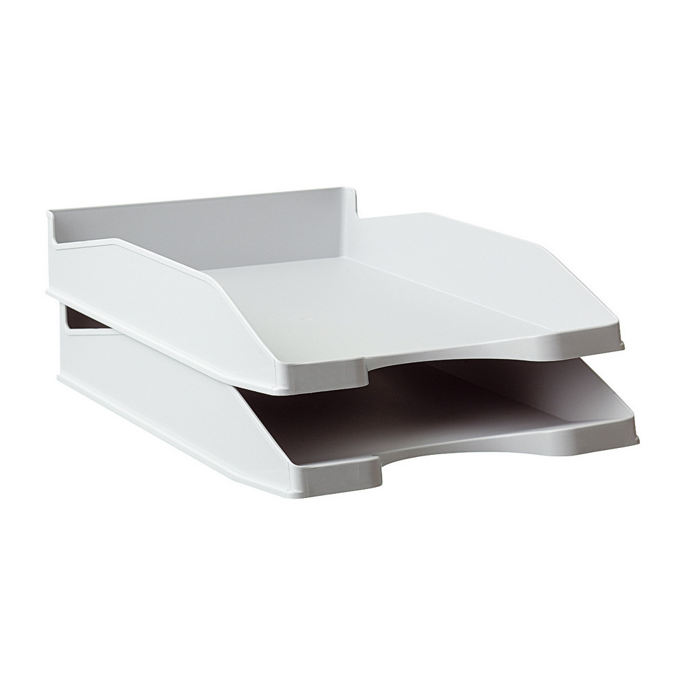 RAJA Bac  courrier recycl - Gris