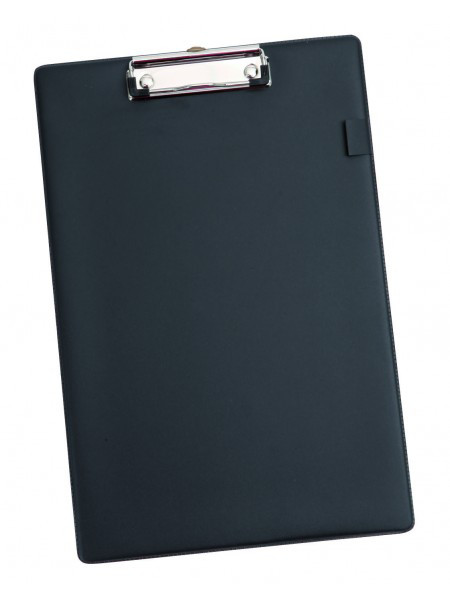 Alba Porte-bloc  pince A4 en PVC - Noir