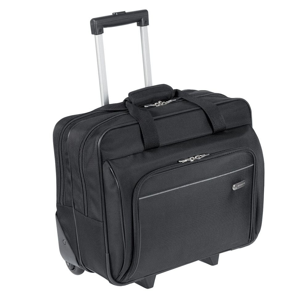 Targus Executive, sacoche d'ordinateur portable avec roulettes 15-16 pouces, polyester, noir
