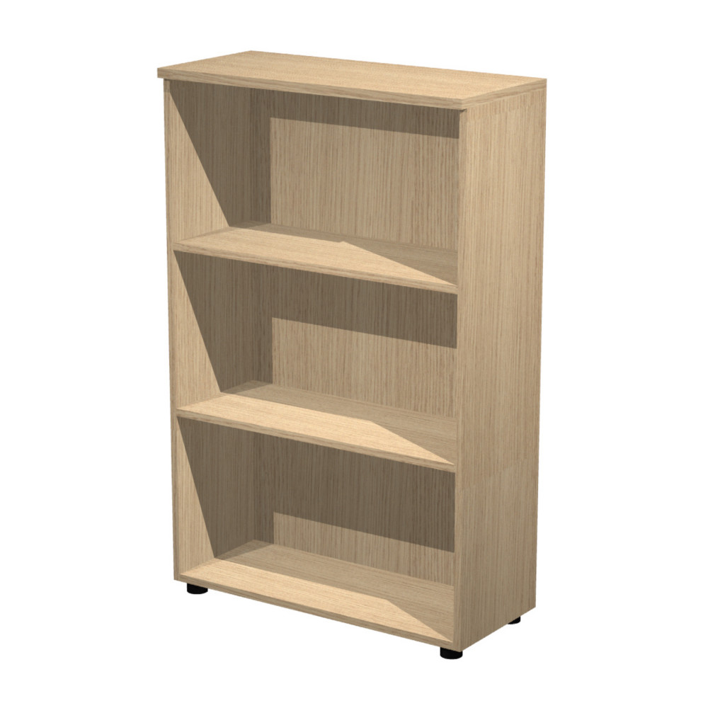 Bibliothque mi-hauteur Pronto - L.80 x H.120 cm - Sans porte - Chne