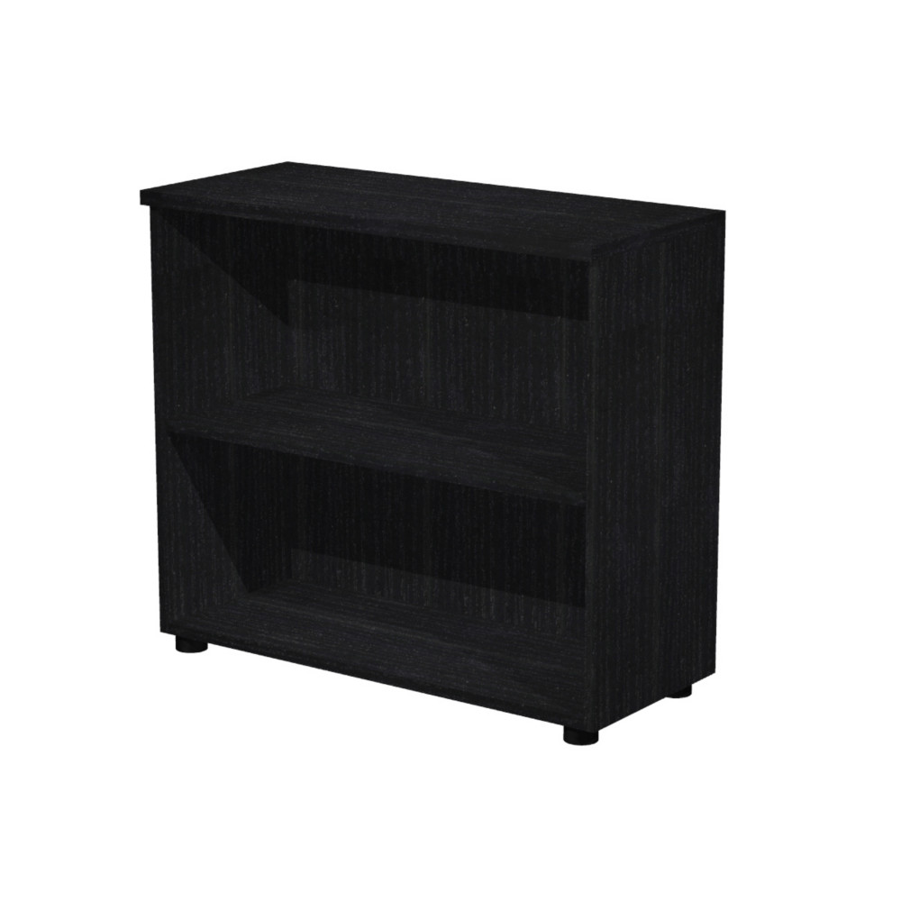 Bibliothque basse Pronto - L.80 x H.72 cm - Sans porte - Noir