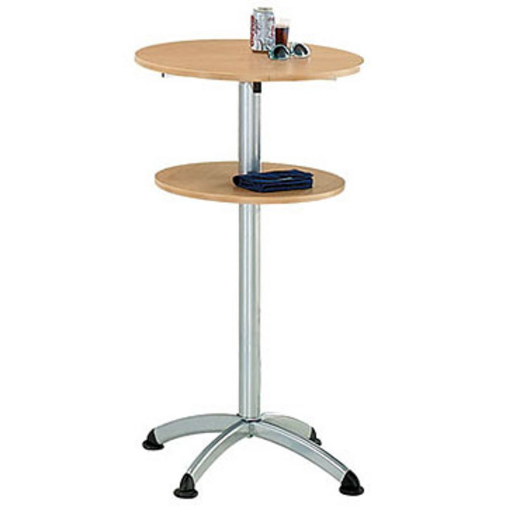 Guridon caftria - Plateau Htre / Pitement Aluminium