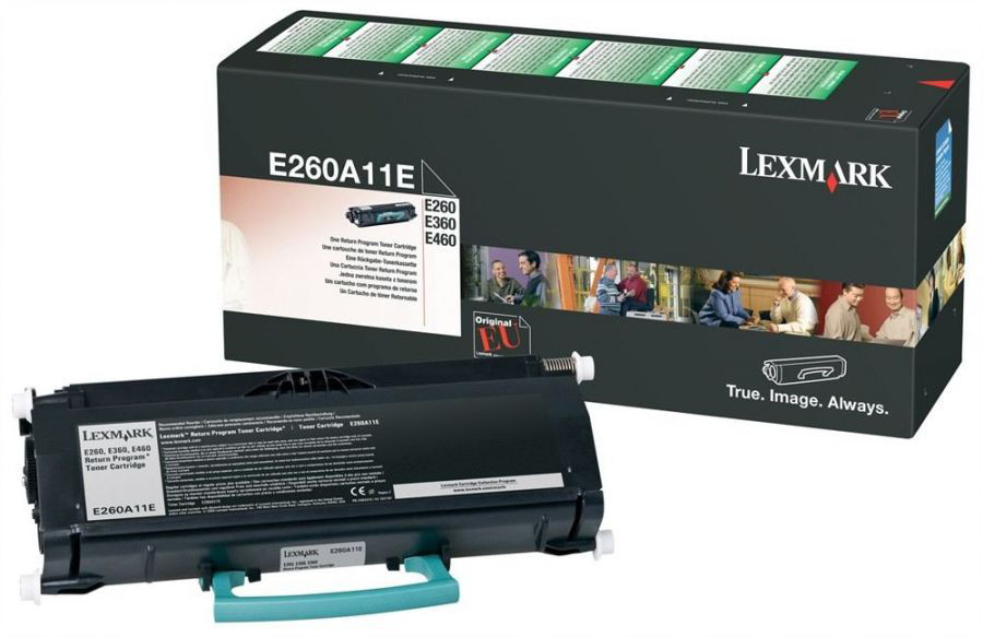 Lexmark Toner Original E260A11E N - Noir