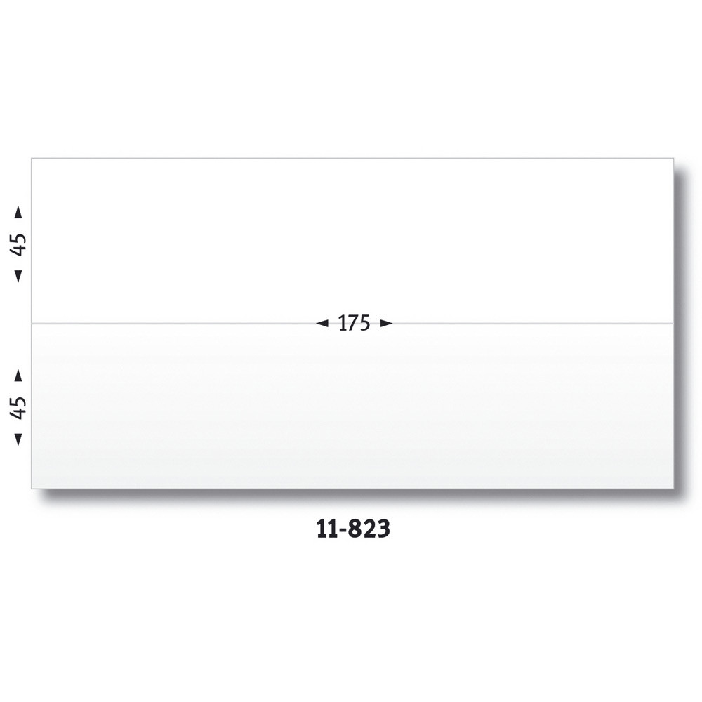Avery 11823 Etiquettes adhsives blanches affranchissement 175 x 45 mm - Bote de 1000 (2 tiquettes par page)