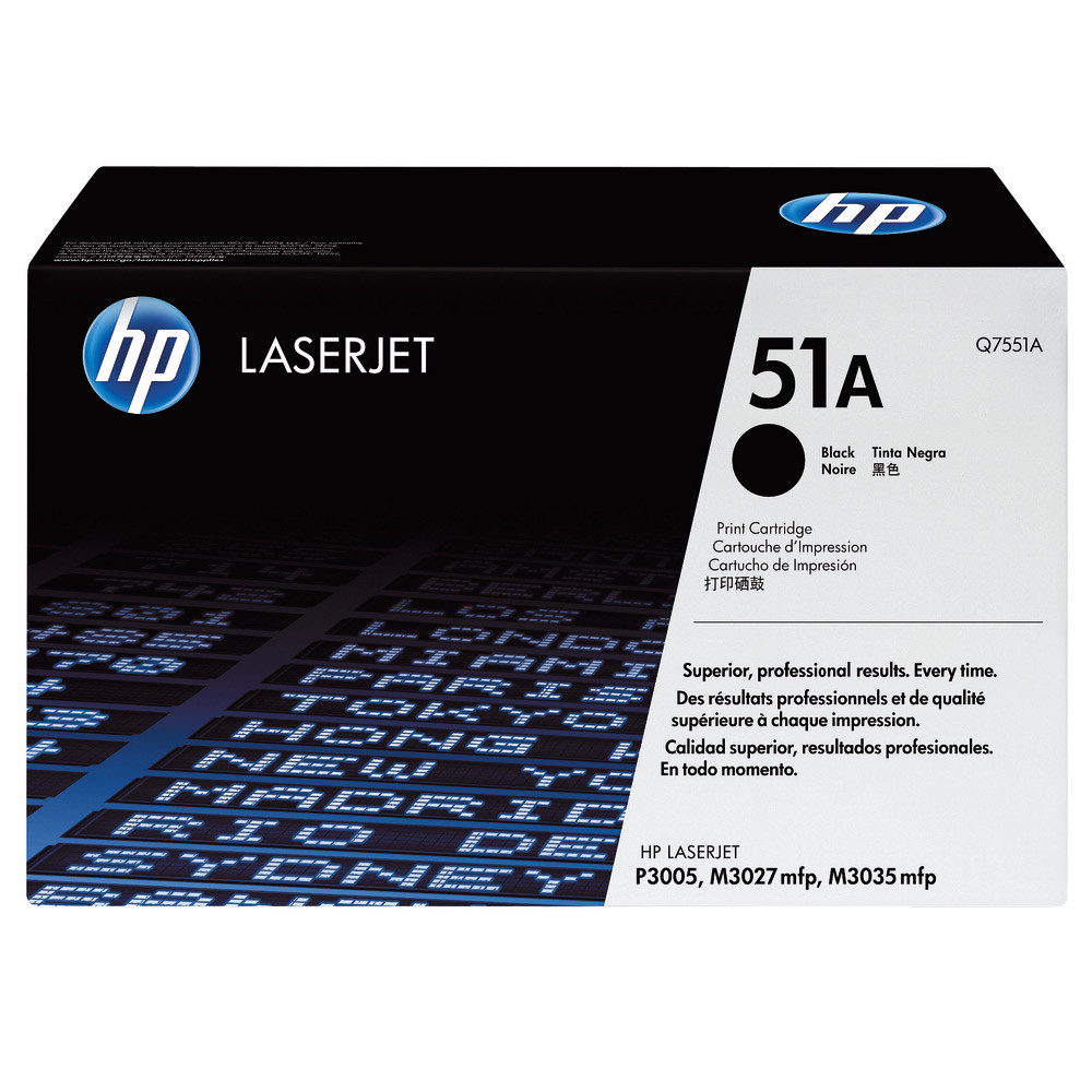 HP 51A Toner authentique Q7551A - Noir