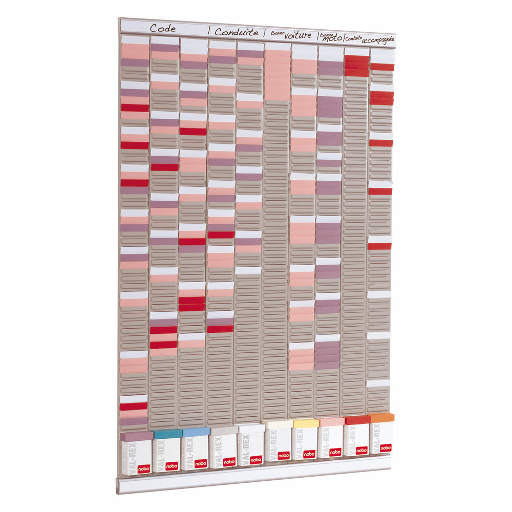 Nobo Planning multi-usages VAL-REX 10 bandes - livr avec fiches NOBO