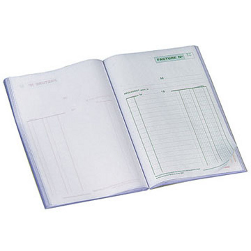 Exacompta Manifold FACTURES - 21 x 14,8 cm - 50 feuilles autocopiantes 3 exemplaires
