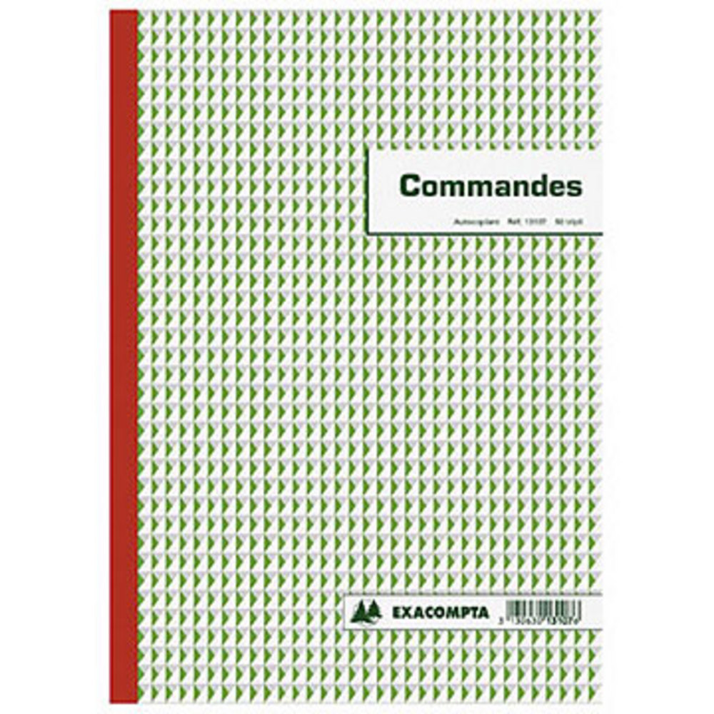 Exacompta Manifold COMMANDES 29 7 x 21 cm 50 feuilles autocopiantes 3 exemplaires