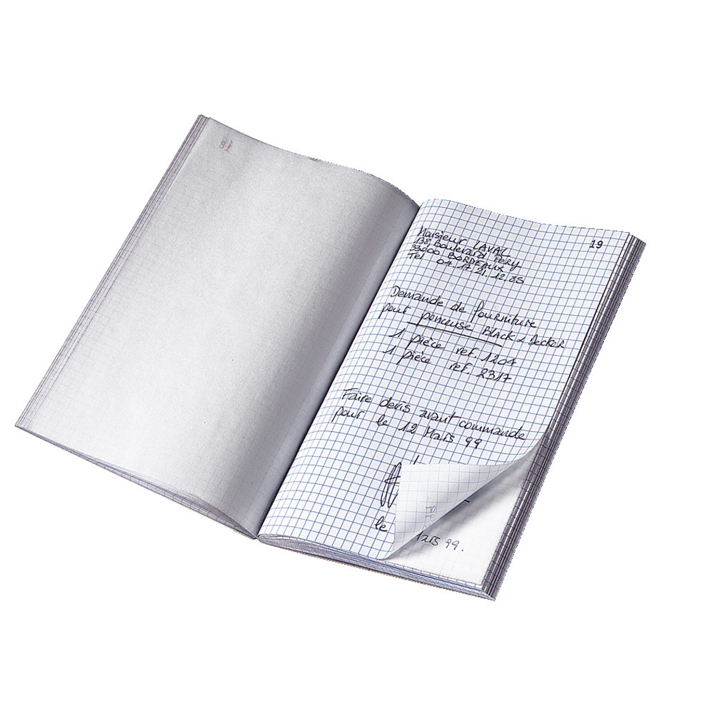 Dauphin Manifold autocopiant quadrill - 29,7 x 21 cm - Dupli