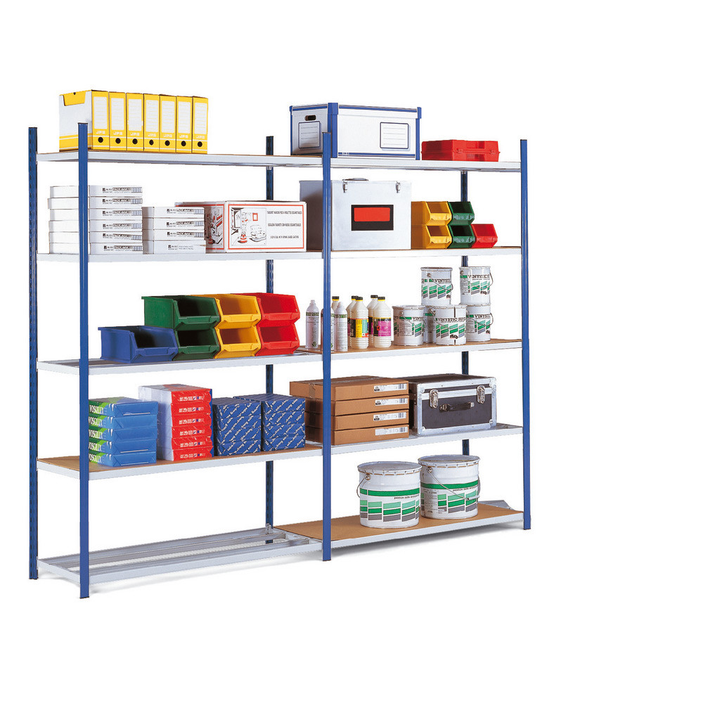 Tablette supplmentaire pour rayonnage industriel Multi Rack 200 - L. 100 x 40 cm  - lot de 2