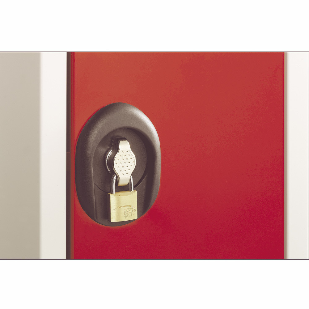 Botier moraillon porte-cadenas Vestiaire mtal Team Color