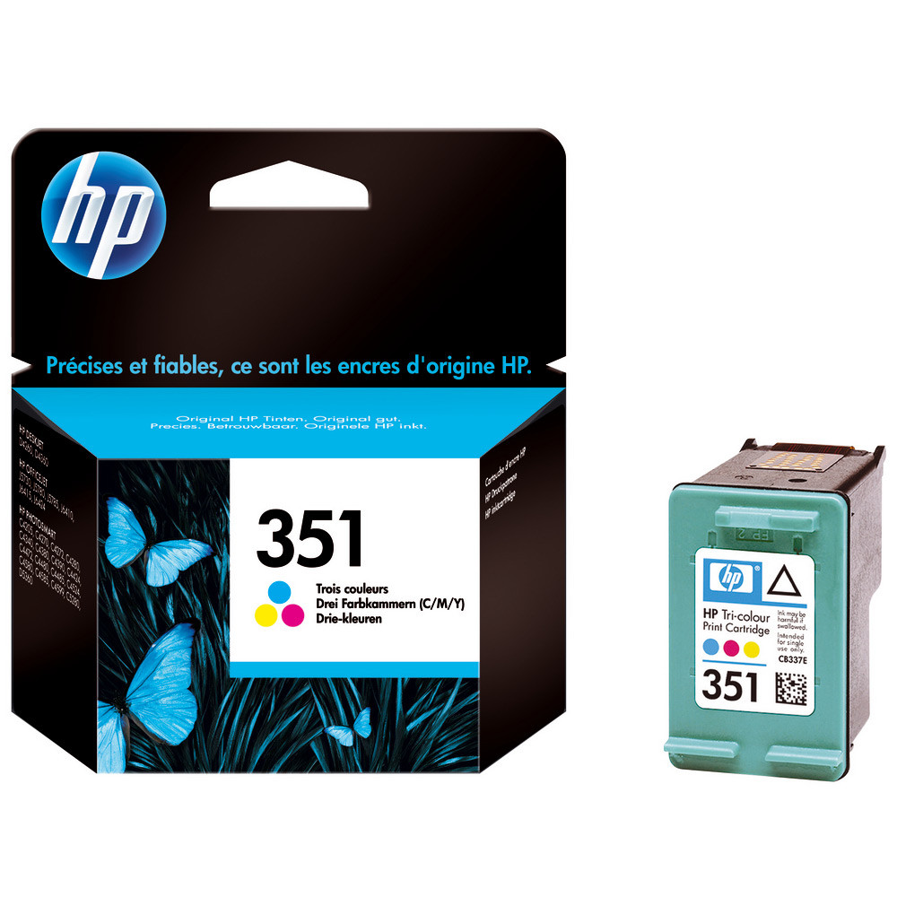 HP 351 Cartouche d'encre authentique CB337EE - 3 couleurs