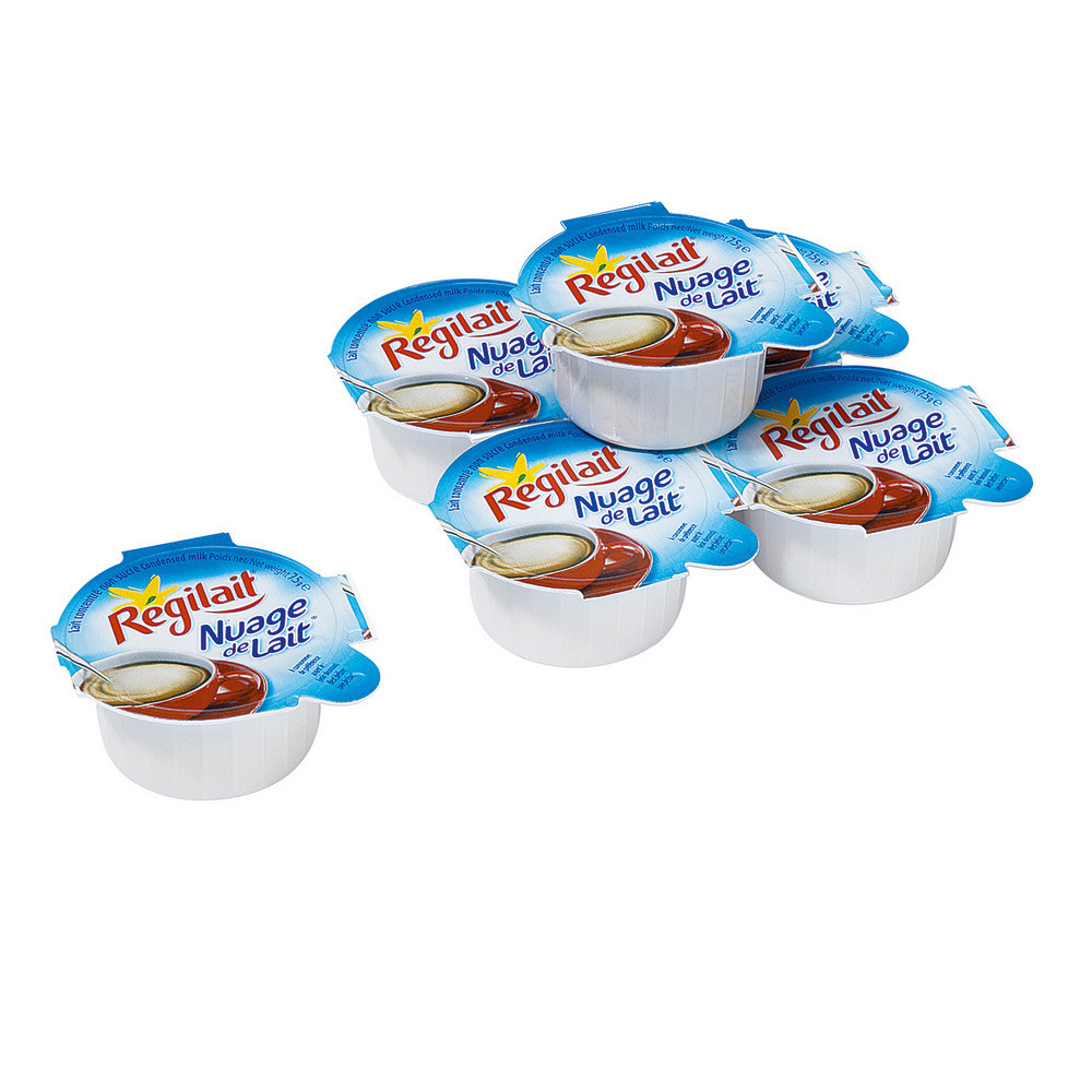 REGILAIT Nuage de Lait, lait concentré, sachet de 10 coupelles