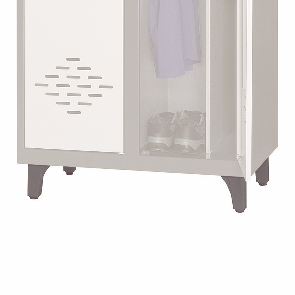 Socle 4 pieds pour vestiaire monobloc Avantage