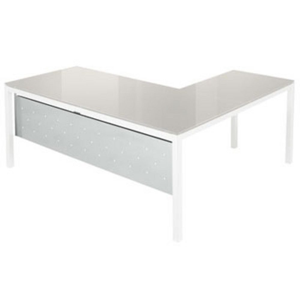 Voile de fond Delux mtal aluminium L. 160 cm
