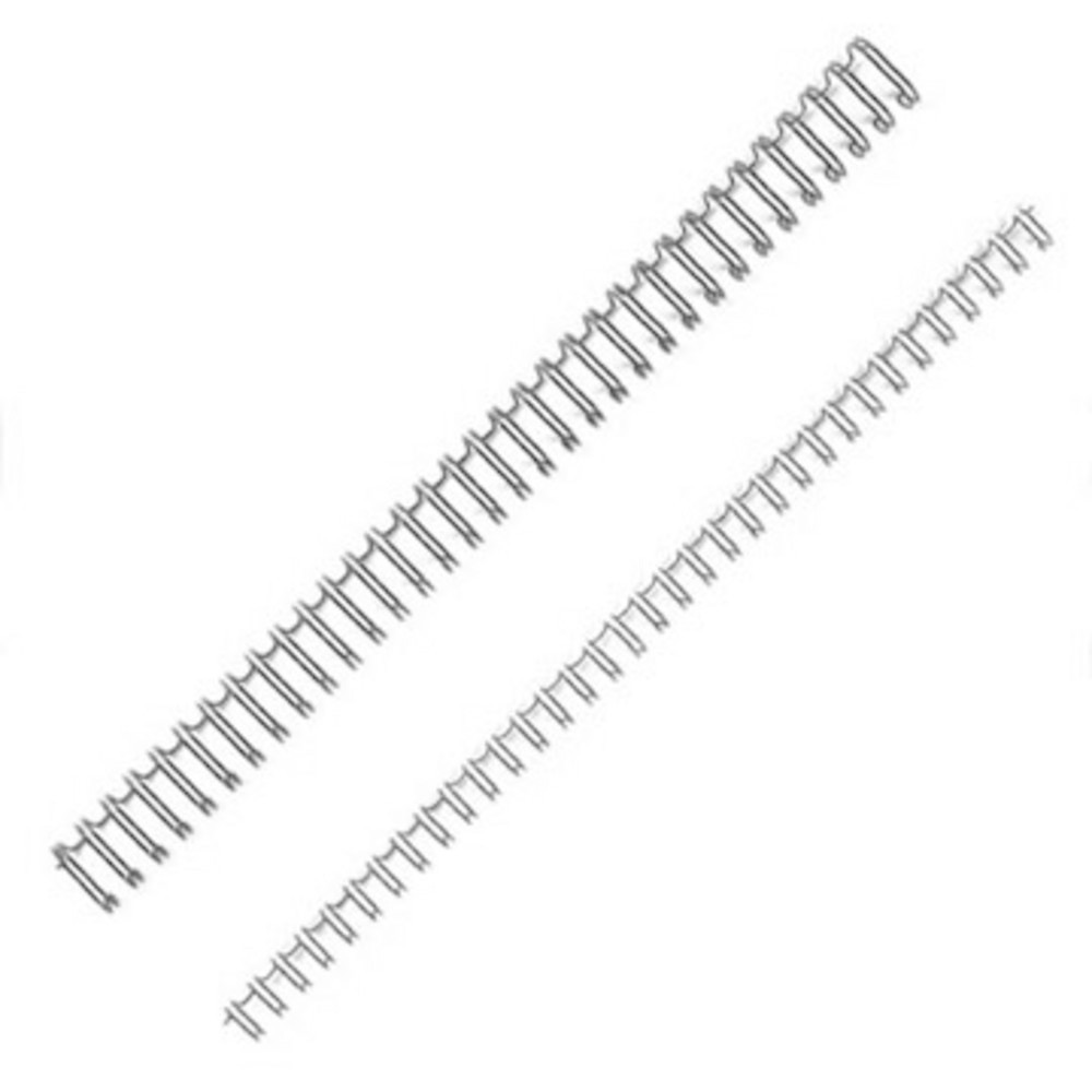 Fellowes Baguettes de reliure anneaux mtal - 6 mm - Noir - Bote de 100