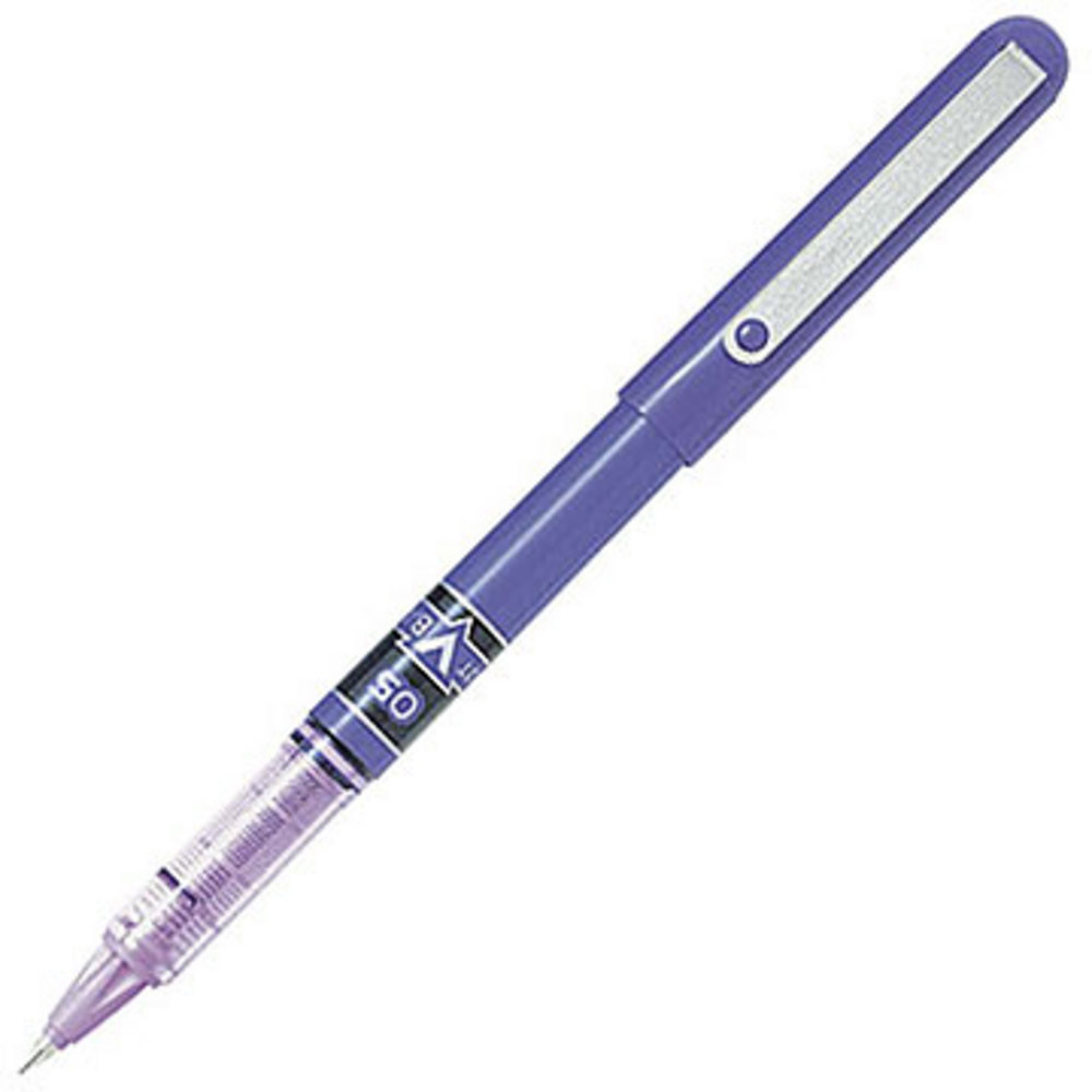 Pilot V Ball Stylo roller encre liquide à capuchon pointe fine 0,5 mm violet