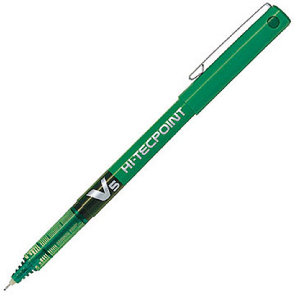 Pilot Hi-Tecpoint V5 - Stylo roller pointe fine 0,5 mm - Vert