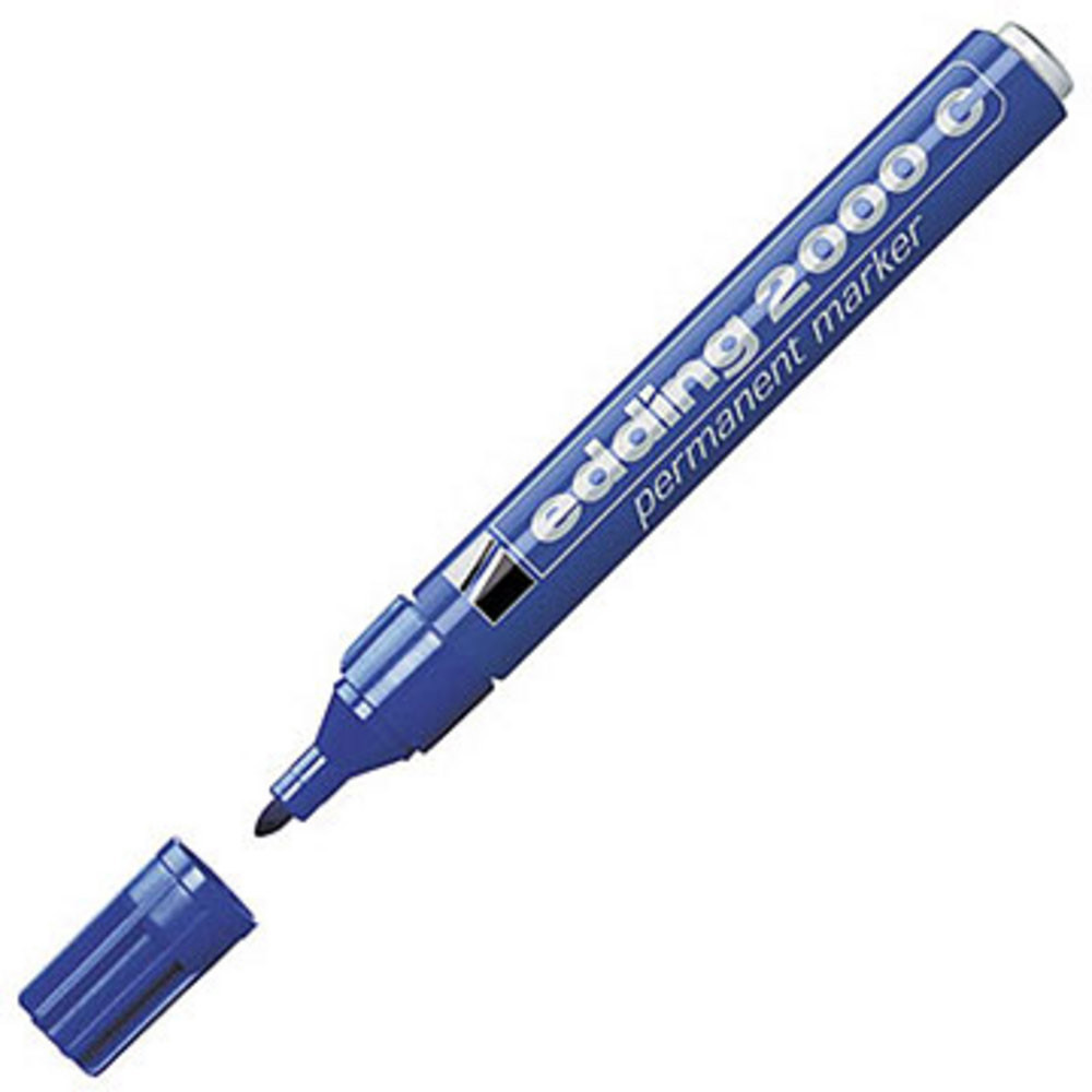edding 2000C Marqueur permanent pointe ogive 1,5 - 3 mm bleu