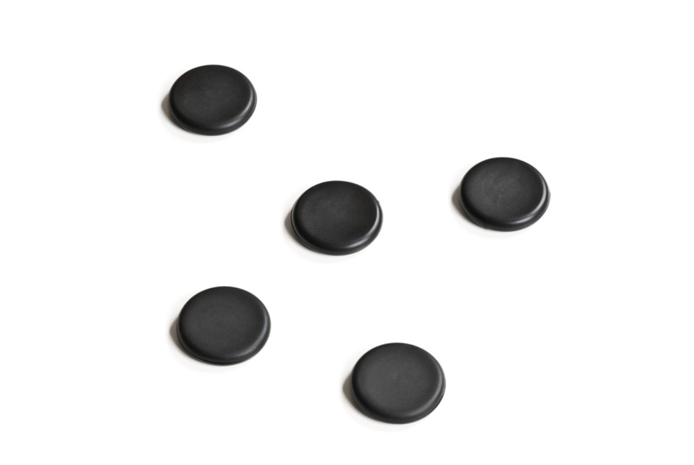 Legamaster Aimant rond 30 mm Noir - Lot de 5