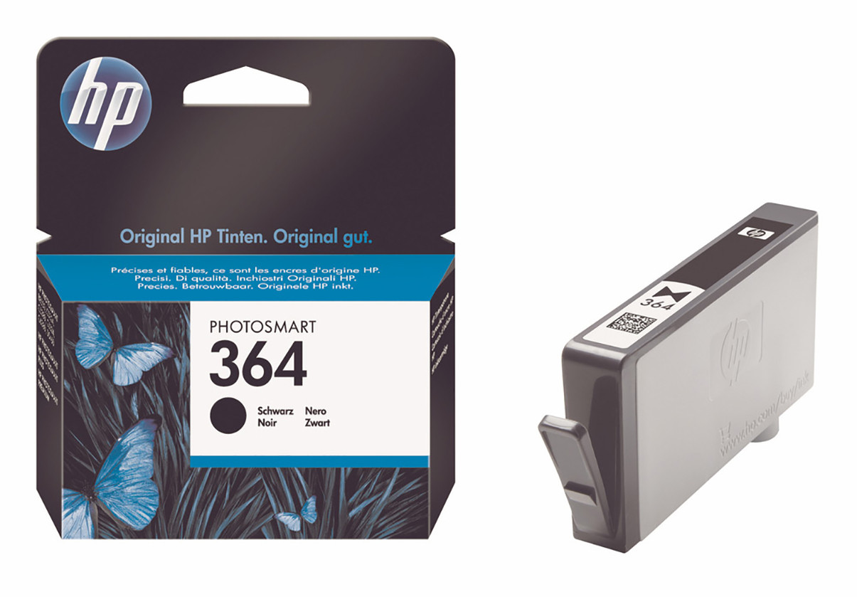 HP 364 Cartouche d'encre authentique CB316EE - Noir