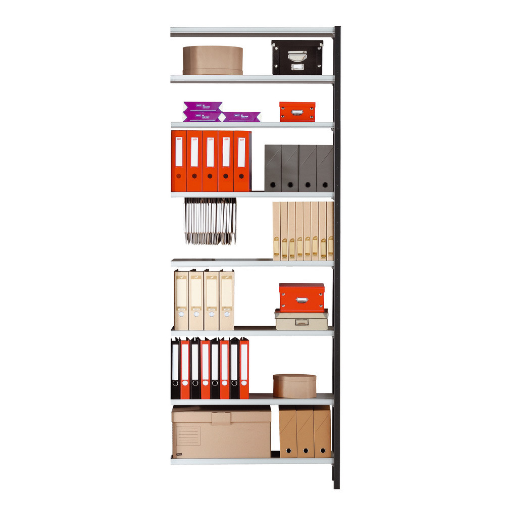 Rayonnage de bureau Starting - A échelles - H. 250 cm - Suivant - Anthracite