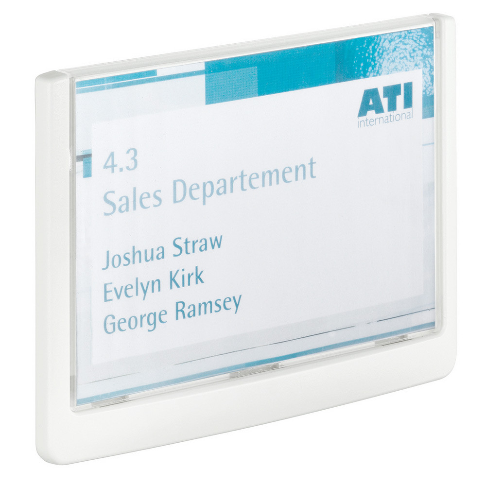 Durable Plaque de porte Click Sign 149x105,5 mm blanc