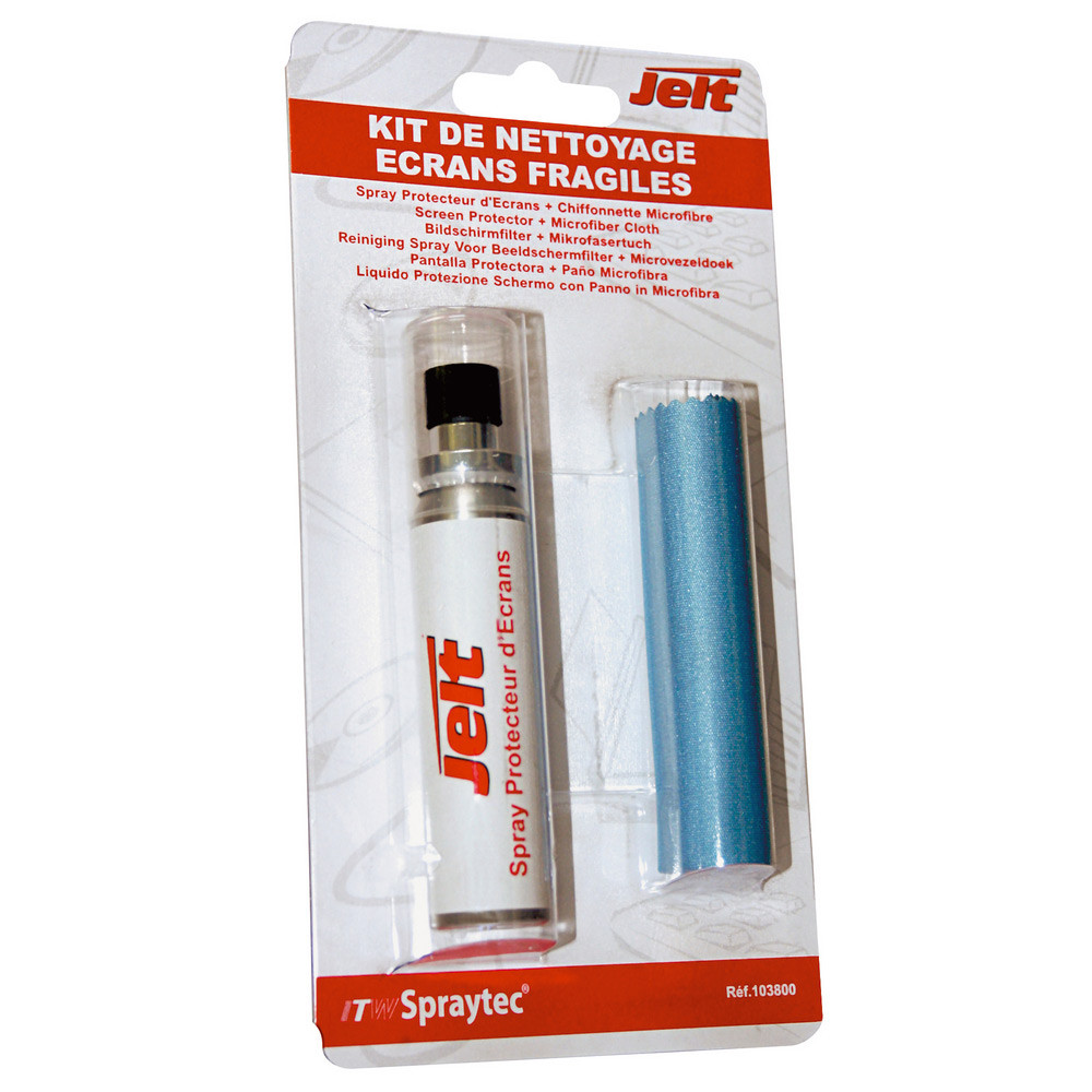 Jelt Kit de nettoyage pour crans fragiles