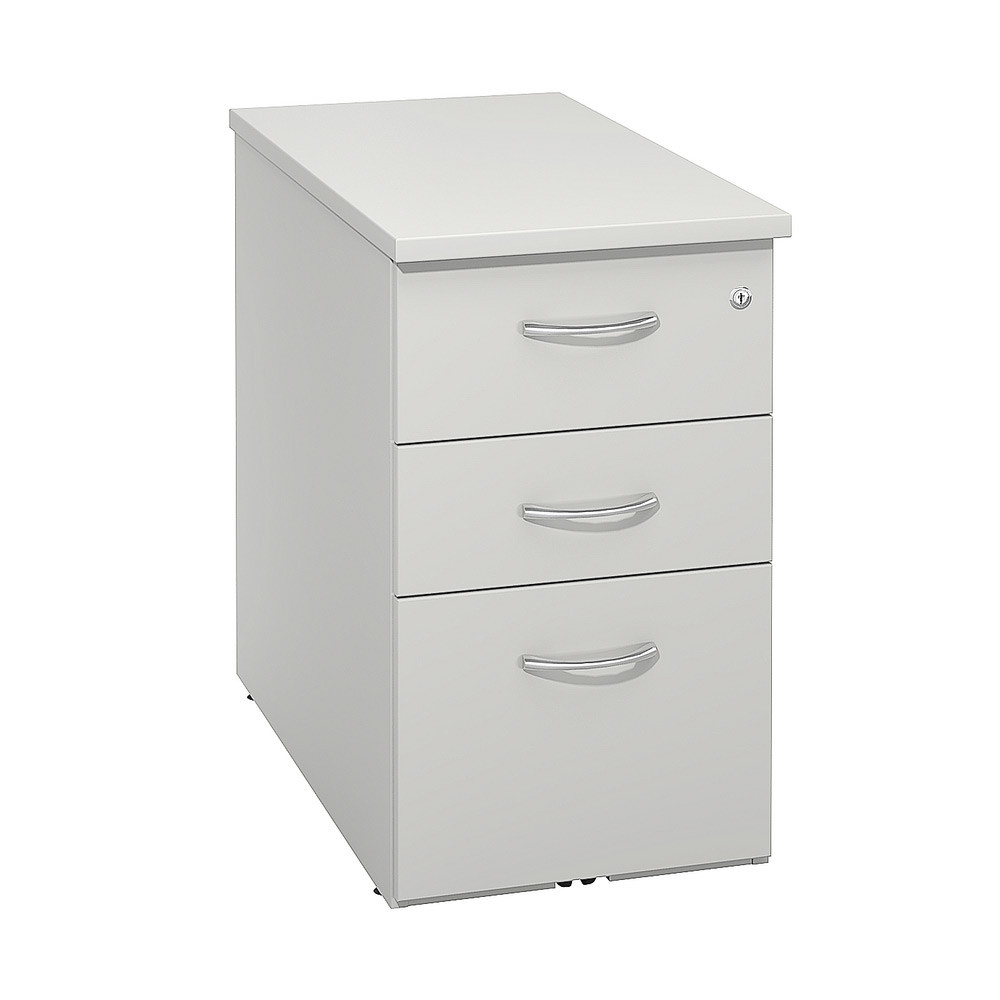 Caisson mlamin hauteur bureau L.42 x P.80 x H.72 cm - Gris
