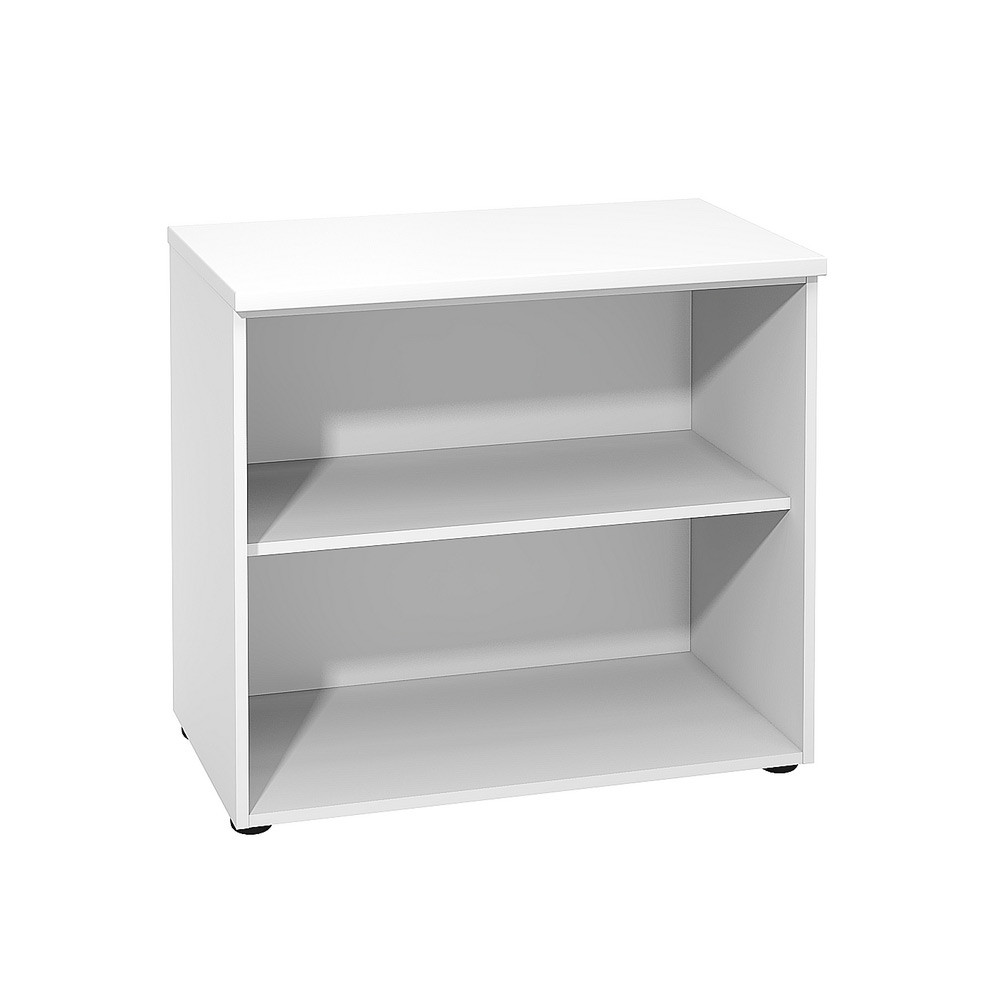 Bibliothque basse sans porte L.80 x P.48 x H.72 cm - Blanc