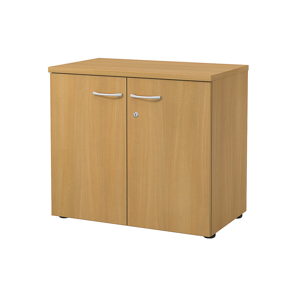 Armoire basse portes battantes L.80 x P.48 x H.72 cm - Htre