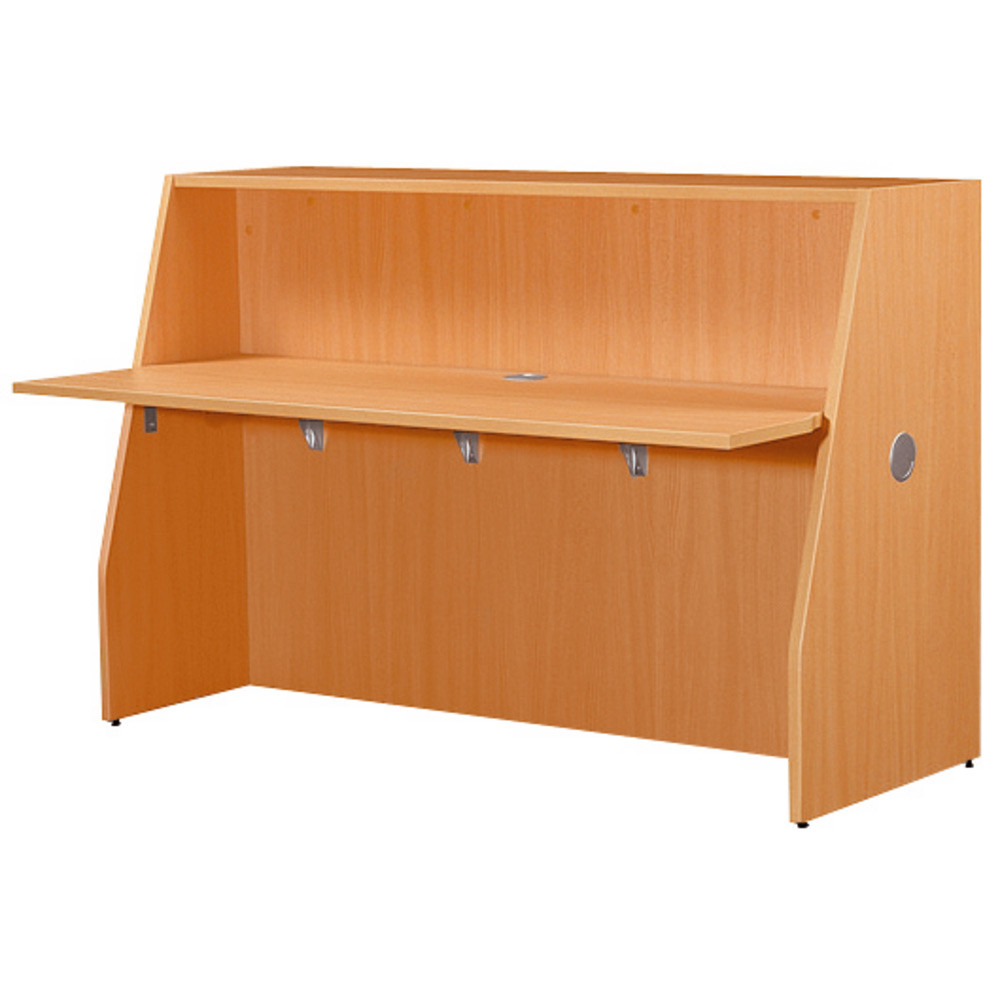 Buronomic Banque d'accueil droite Biospace - Htre - H.110 x L.145 x P. 85 cm