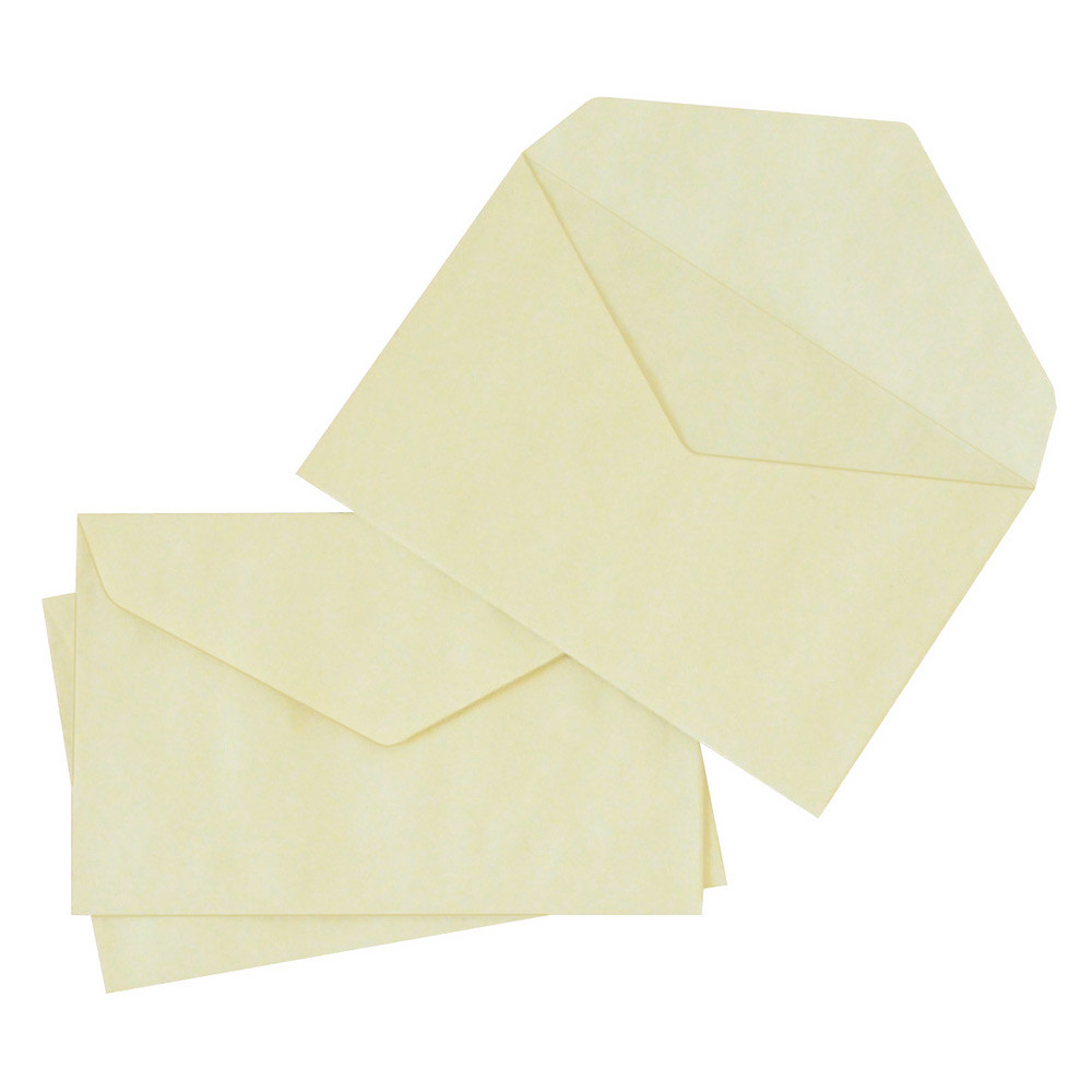 La Couronne Enveloppe lections 90 x 140 mm 70 g/m - Jaune - Lot de 1000