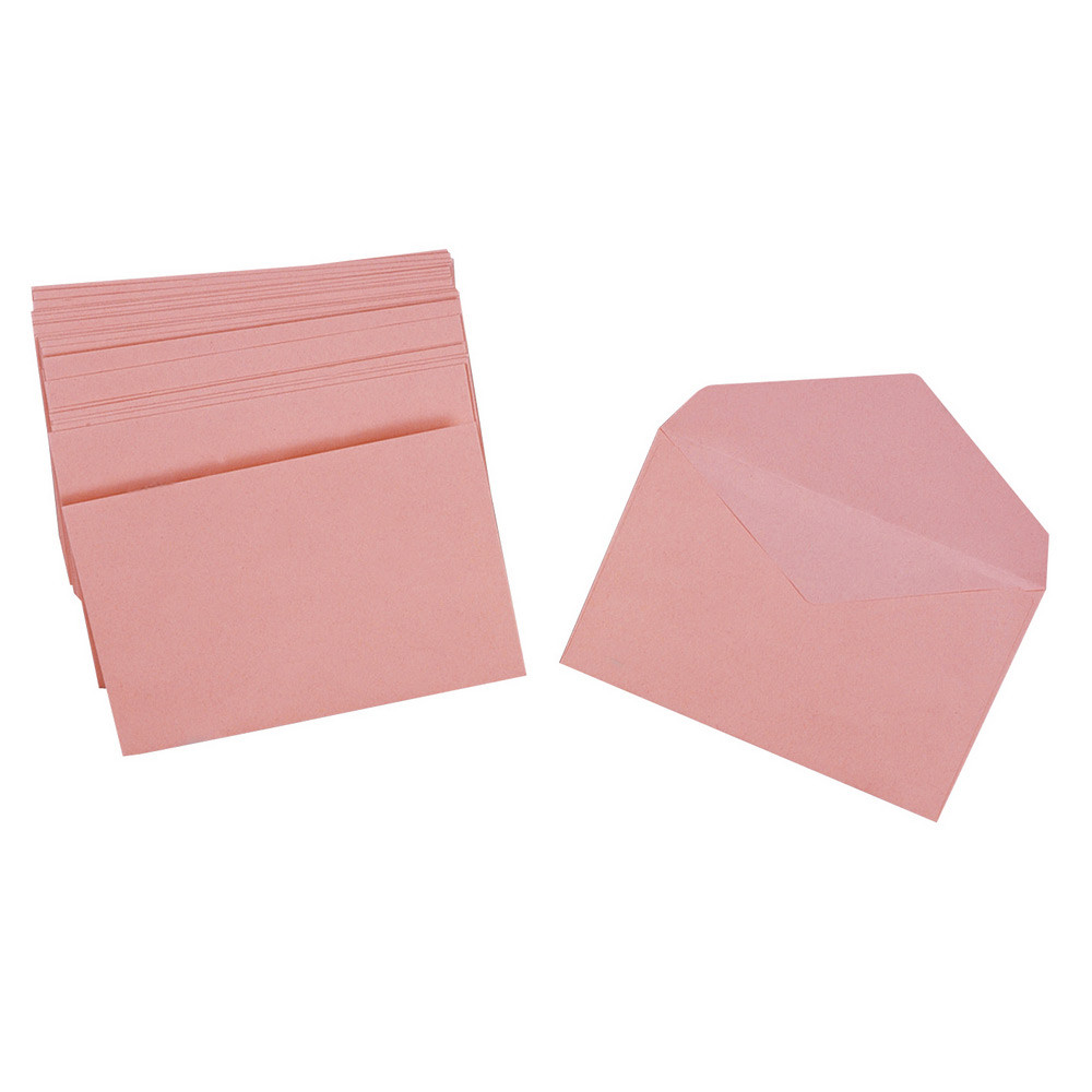 La Couronne Enveloppe lections 90 x 140 mm 70 g/m - Rose - Lot de 1000