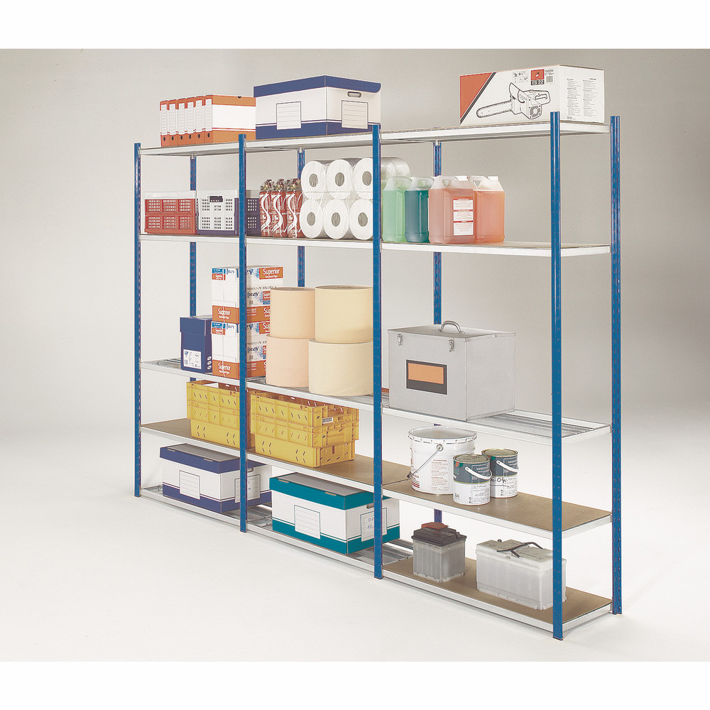 Rayonnage industriel Comptition - Polyvalent - P. 40 cm - Elment Suivant  - Bleu