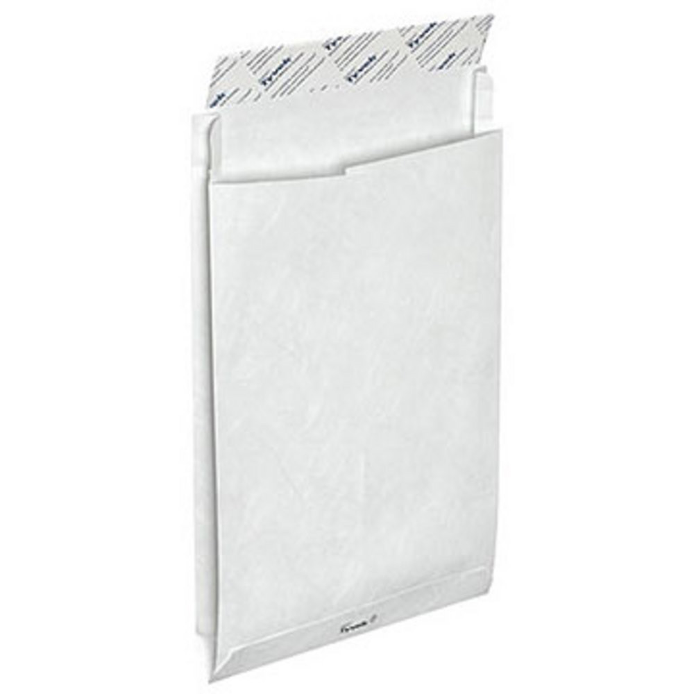 Tyvek Enveloppe 250 x 353 mm sans fentre - soufflet 3,8 mm - autocollante bande protectrice - Lot de 20
