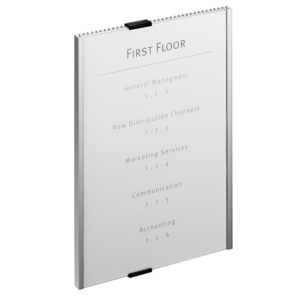 Durable Plaque de porte Info Sign A4