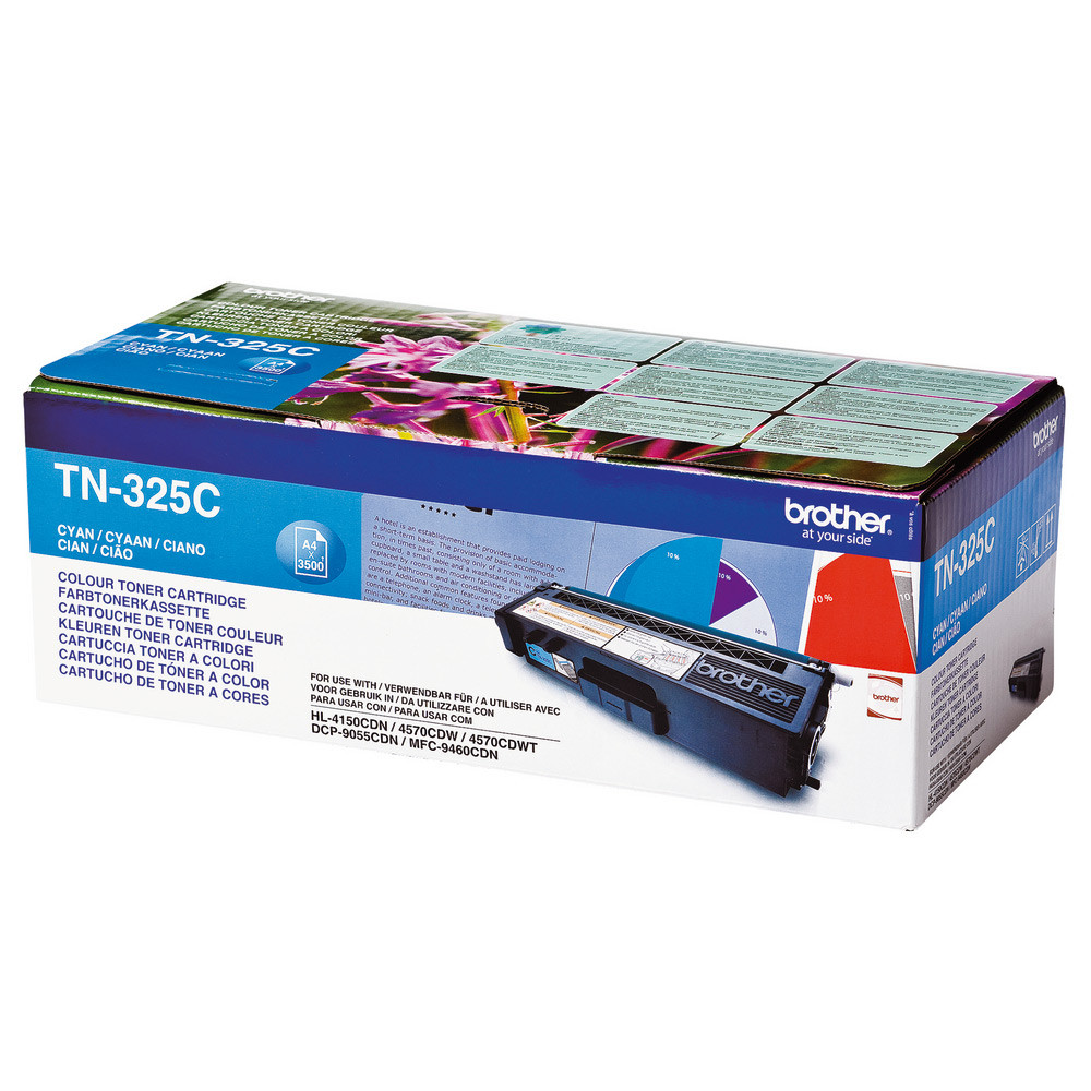 Brother TN325 Toner original - Cyan