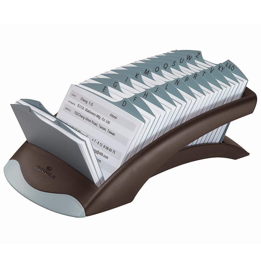 Durable Fichiers Telindex Flip linaire pour fiches contact