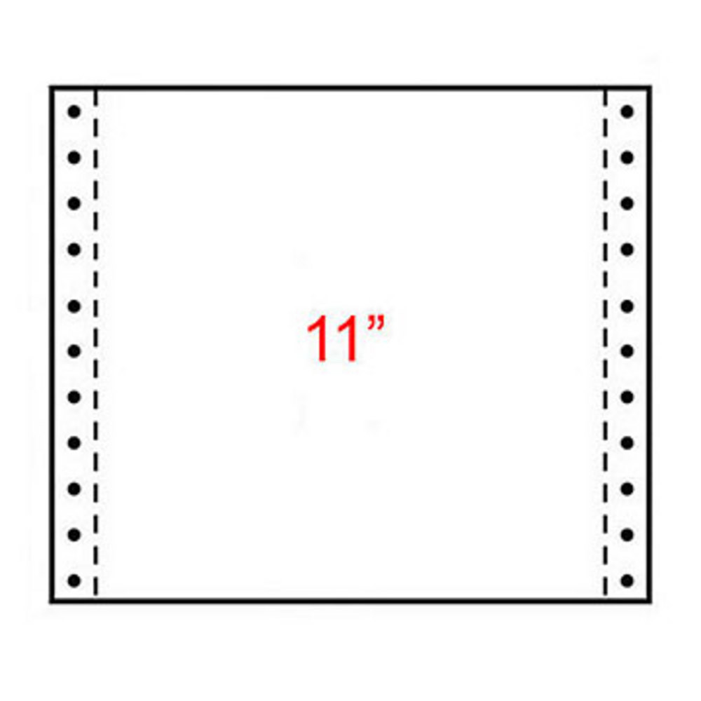 Exacompta Papier Listing 380 x 280 mm  Zone vert 70g/m Carton de 2000 Feuilles
