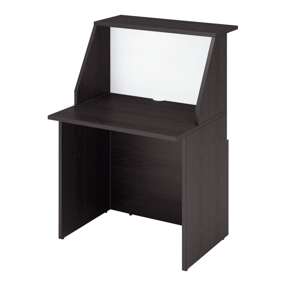 Module haut de banque d'accueil OLA - L.80 cm - Noir
