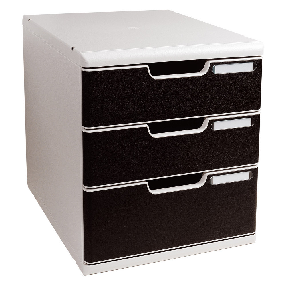 Exacompta Module de classement  Modulo 3 tiroirs - Noir