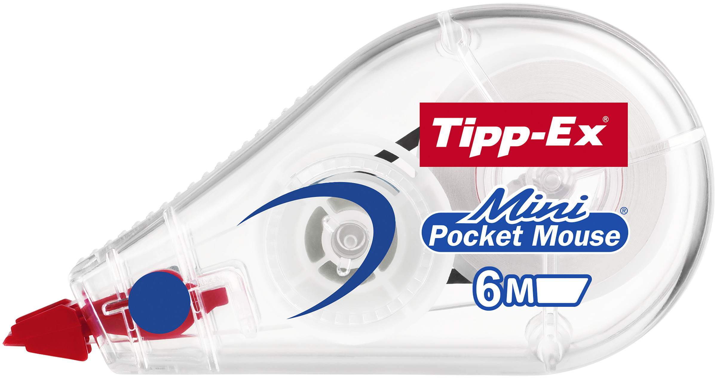 Tipp-Ex Mini Pocket Mouse Rubans Correcteurs - 6 m x 5 mm Blanc translucide