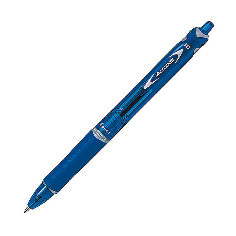 Pilot Begreen Acroball Stylo bille rétractable pointe moyenne 1 mm Bleu
